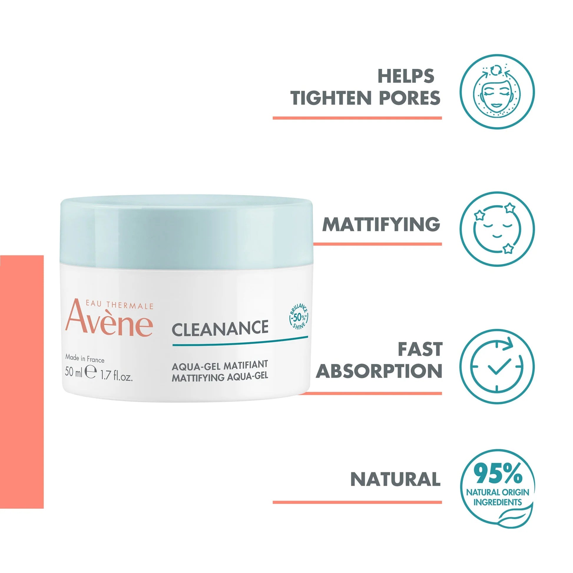 Avene Cleanance Mattifying Aqua-Gel 50ml