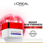 L'Oreal Paris Revitalift Hydrating and Moisturizing Night Cream, for Wrinkles Reduction, Formulated with Pro-Retinol, 50ml