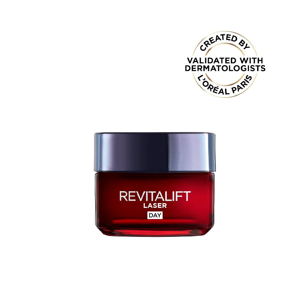 L'Oreal Paris Revitalift Laser X3 Triple Action Anti-Aging Day Cream, firm skin, and Brighten Complexion, SPF 25, 50ml
