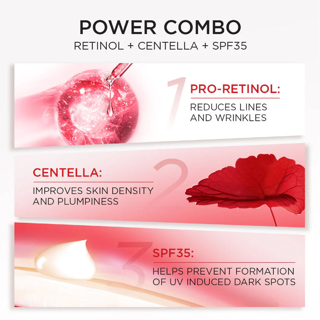 Revitalift Hydrating and Moisturizing Day Cream, for Wrinkles Reduction, Formulated with Pro-Retinol, 50ml