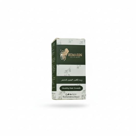 Box of Romarin healthy hair growth product on a white background