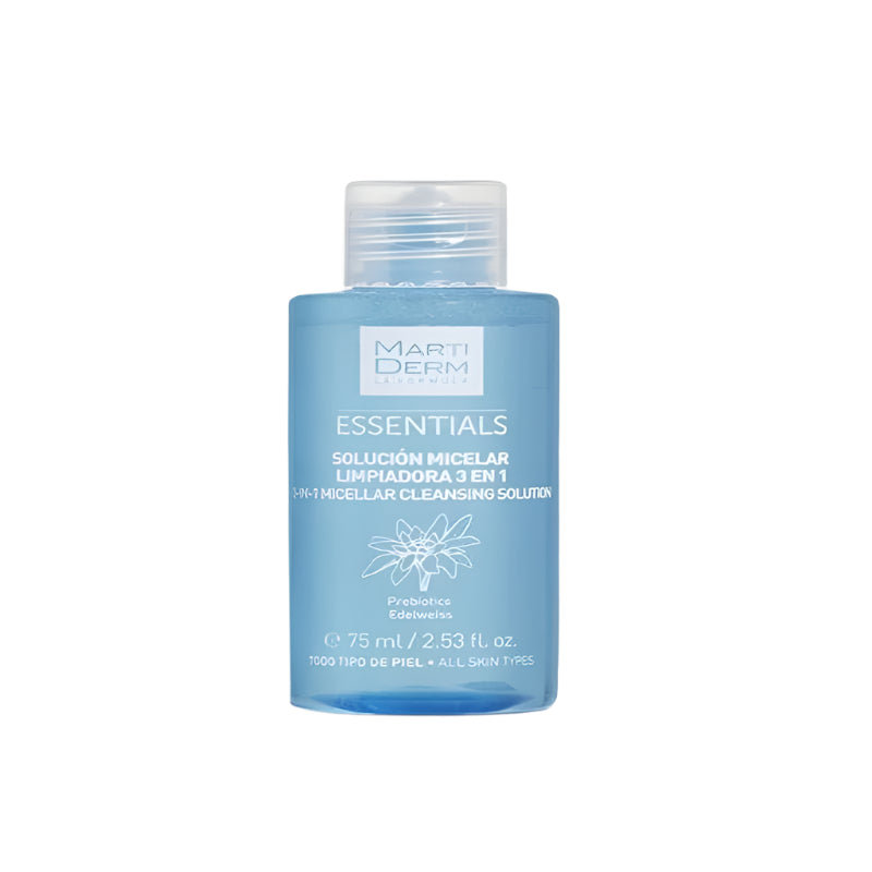 MARTIDERM ESSENTIALS 3-1 MICERLLAR CLEANSING SOLUTION 75ML