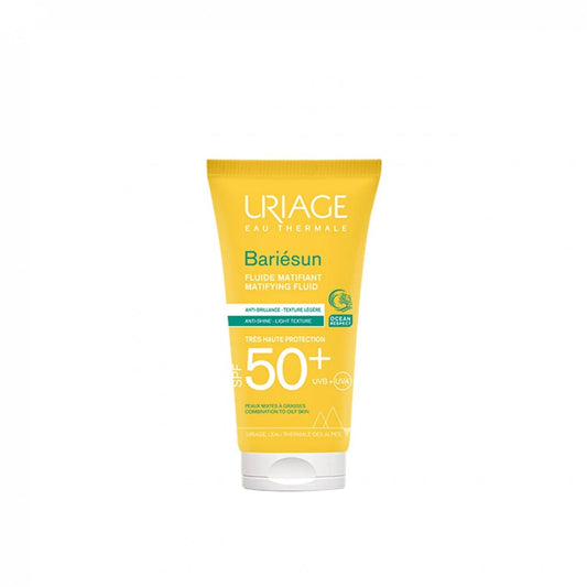 Uriage Bariésun Crème Hydratante SPF 50+ in a 50ml tube – high-protection moisturizing sunscreen for sensitive skin