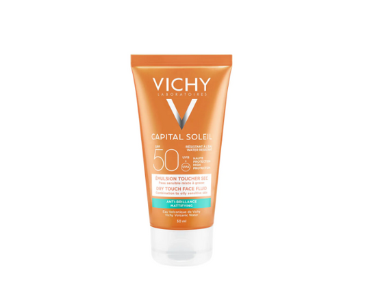 VICHY Capital Soleil Dry Touch Face Fluid SPF50+ - dsonline.me