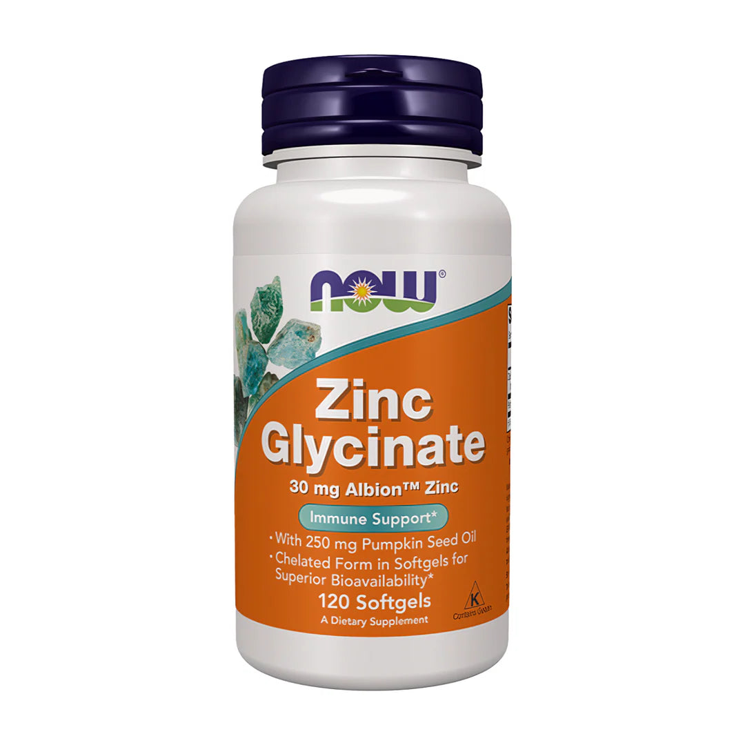 Now Zinc Glycinate 30mg Albion Zinc