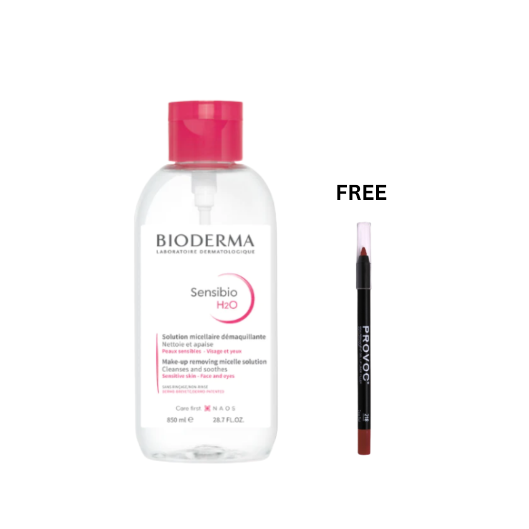 Bioderma Sensibio H2O 850 ml + Provoc Lipliner